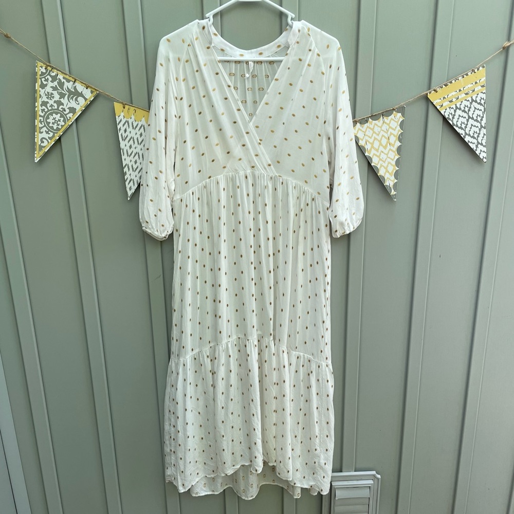 Anthropologie Augustine Tiered Maxi Dress